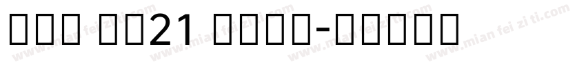 New HD21 Incl字体转换